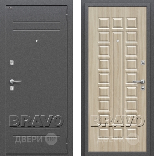 Входная металлическая Дверь Bravo Оптим Нова Шимо Светлый в Кашире
