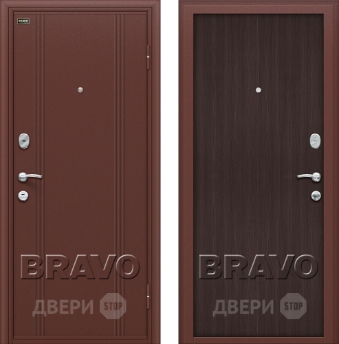 Входная металлическая Дверь Bravo Оптим Door Out 201 Венге в Кашире