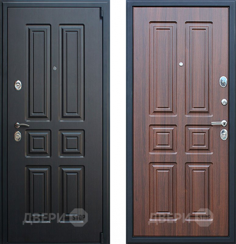 Входная металлическая Дверь Йошкар Атлант Орех бренди в Кашире
