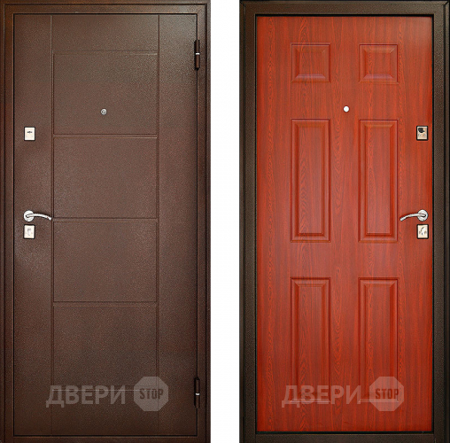 Входная металлическая Дверь Форпост Модель 73 Орех в Кашире