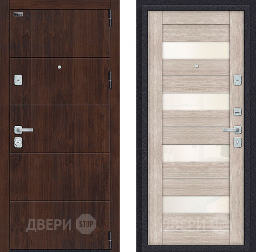 Дверь Bravo Porta M-3 4/П23 Cappuccino Veralinga в Кашире