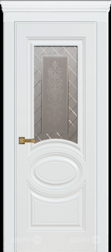 Межкомнатная дверь Марго ПО белая эмаль (мателюкс с фрезеровкой) в Кашире