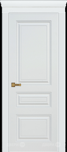 Межкомнатная дверь Троя ПГ белая эмаль в Кашире