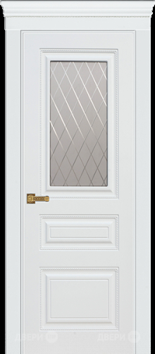 Межкомнатная дверь Троя ПО белая эмаль (мателюкс с фрезеровкой) в Кашире