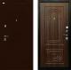 Входная металлическая Дверь Ратибор Оптима 3К Орех бренди в Кашире