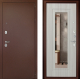 Входная металлическая Дверь (Дверной Континент) Гарант - 1 Зеркало Сандал белый в Кашире
