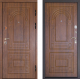 Входная металлическая Дверь (Дверной Континент) Флоренция Золотой дуб в Кашире