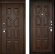 Входная металлическая Дверь (Дверной Континент) Милан Темный орех в Кашире