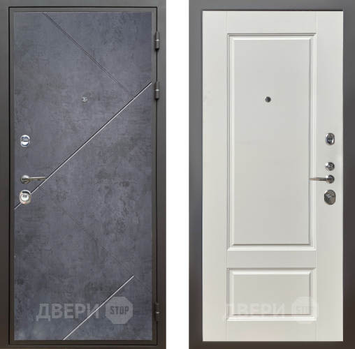 Входная металлическая Дверь Шелтер (SHELTER) Комфорт Бетон урбан индиго 5 Силк тирамиссу в Кашире