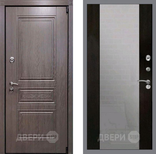 Входная металлическая Дверь Рекс (REX) Пренмиум-S СБ-16 Зеркало Венге в Кашире