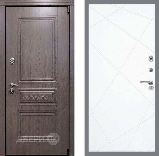 Входная металлическая Дверь Рекс (REX) Пренмиум-S FL-291 Силк Сноу в Кашире
