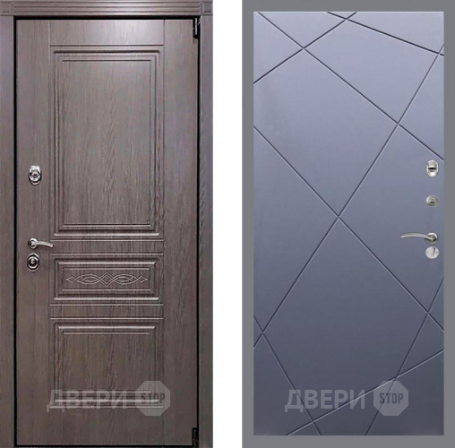 Входная металлическая Дверь Рекс (REX) Пренмиум-S FL-291 Силк титан в Кашире