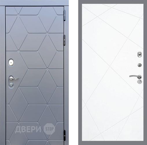 Входная металлическая Дверь Стоп КОСМО ФЛ-291 Силк Сноу в Кашире