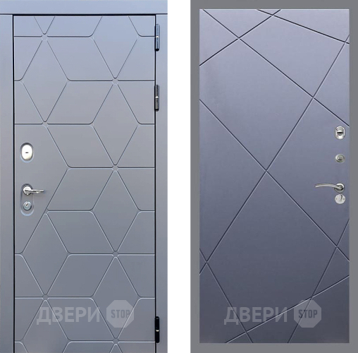 Входная металлическая Дверь Стоп КОСМО ФЛ-291 Силк титан в Кашире