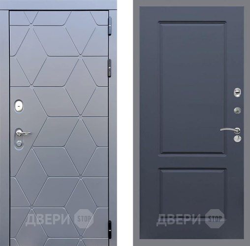 Входная металлическая Дверь Стоп КОСМО ФЛ-117 Силк титан в Кашире