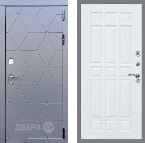 Входная металлическая Дверь Стоп КОСМО ФЛ-33 Силк Сноу в Кашире
