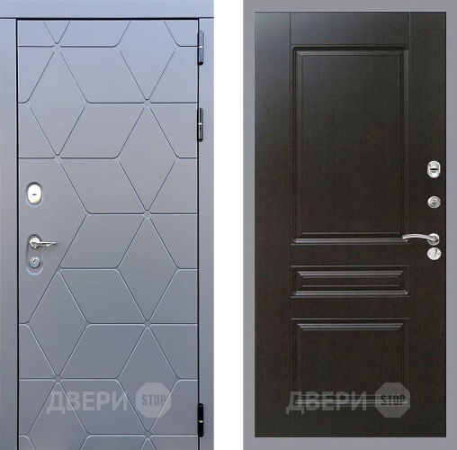 Входная металлическая Дверь Стоп КОСМО ФЛ-243 Венге в Кашире