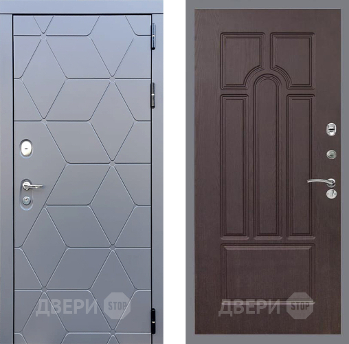Входная металлическая Дверь Стоп КОСМО ФЛ-58 Венге в Кашире