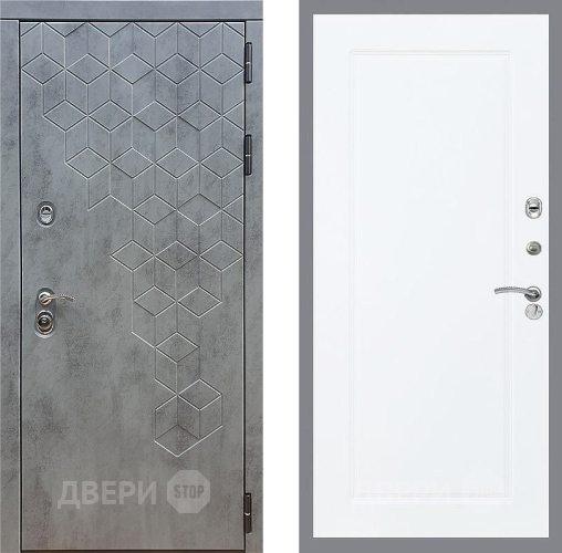 Входная металлическая Дверь Стоп БЕТОН ФЛ-119 Силк Сноу в Кашире