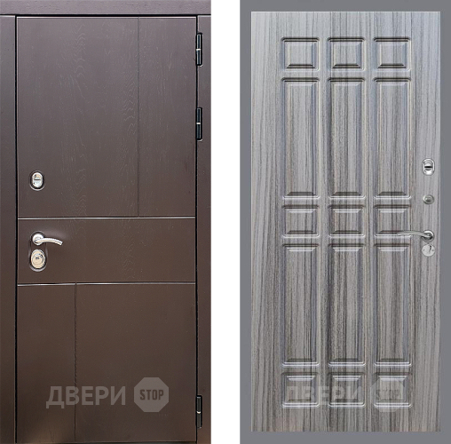 Входная металлическая Дверь Стоп УРБАН ФЛ-33 Сандал грей в Кашире