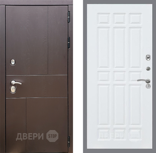 Входная металлическая Дверь Стоп УРБАН ФЛ-33 Силк Сноу в Кашире