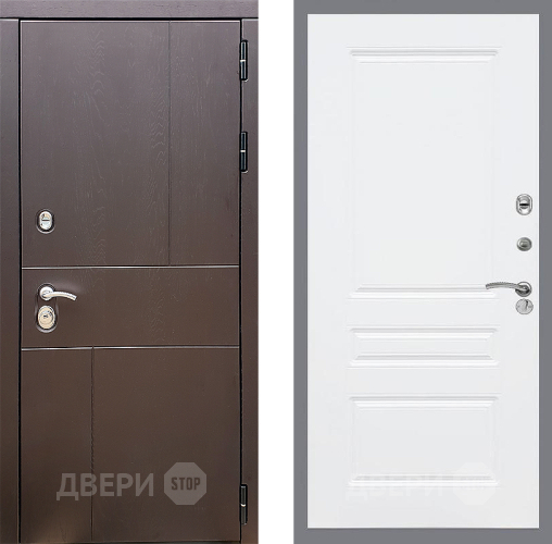 Входная металлическая Дверь Стоп УРБАН ФЛ-243 Силк Сноу в Кашире