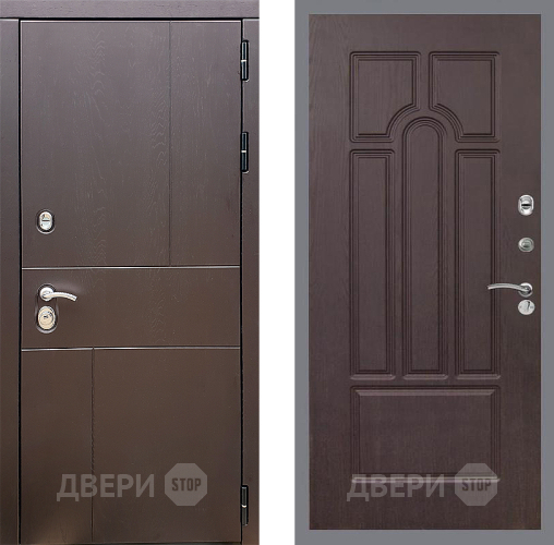 Входная металлическая Дверь Стоп УРБАН ФЛ-58 Венге в Кашире