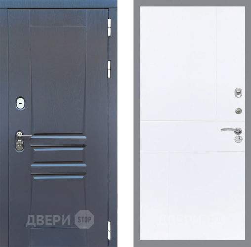 Входная металлическая Дверь Стоп ПЛАТИНУМ ФЛ-290 Силк Сноу в Кашире