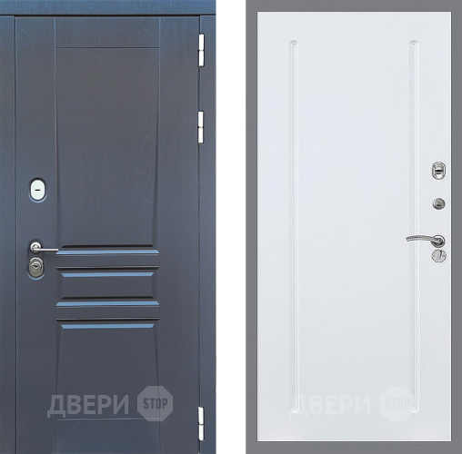 Входная металлическая Дверь Стоп ПЛАТИНУМ ФЛ-68 Силк Сноу в Кашире