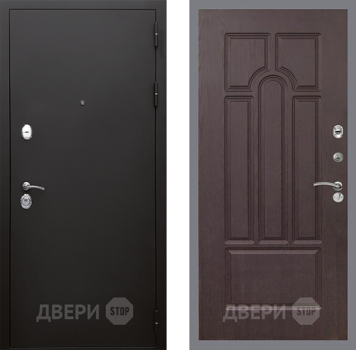 Входная металлическая Дверь Стоп КЛАССИК Шагрень ФЛ-58 Венге в Кашире