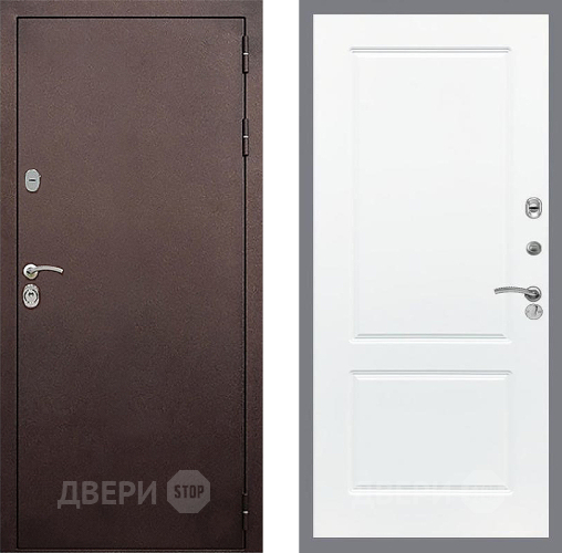 Дверь Стоп КЛАССИК Медь ФЛ-117 Силк Сноу в Кашире