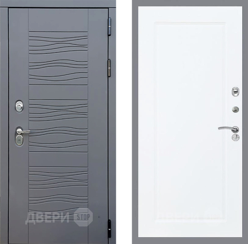 Входная металлическая Дверь Стоп СКАНДИ ФЛ-119 Силк Сноу в Кашире