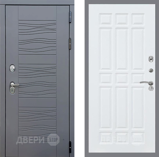 Входная металлическая Дверь Стоп СКАНДИ ФЛ-33 Силк Сноу в Кашире