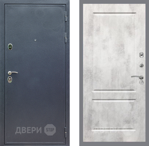 Дверь Стоп СИЛЬВЕР ФЛ-117 Бетон светлый в Кашире