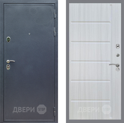 Входная металлическая Дверь Стоп СИЛЬВЕР ФЛ-102 Сандал белый в Кашире