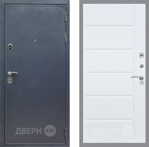 Входная металлическая Дверь Стоп СИЛЬВЕР ФЛ-102 Белый ясень в Кашире