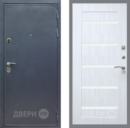 Входная металлическая Дверь Стоп СИЛЬВЕР СБ-14 Сандал белый в Кашире
