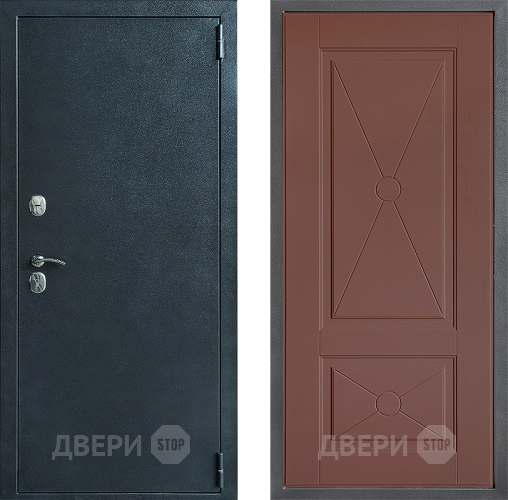 Входная металлическая Дверь Дверной континент ДК-70 Дизайн ФЛ-617 Ясень шоколадный в Кашире