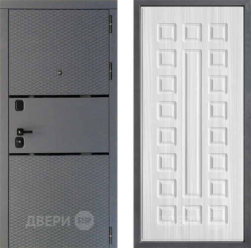 Входная металлическая Дверь Дверной континент Диамант Дизайн ФЛ-183 Сандал белый в Кашире