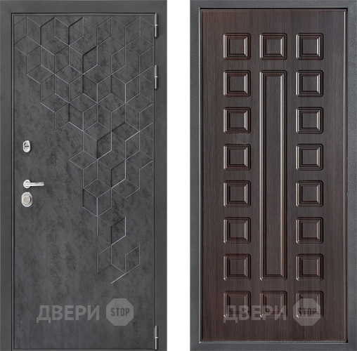 Входная металлическая Дверь Дверной континент ДК-3/713 ФЛ-183 Венге в Кашире