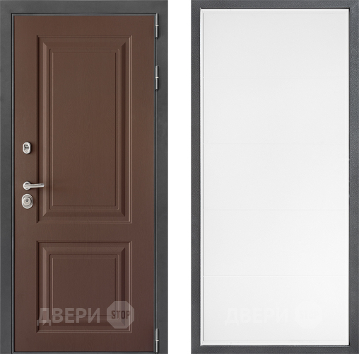 Входная металлическая Дверь Дверной континент ДК-3/729 ФЛ-649 Белый софт в Кашире