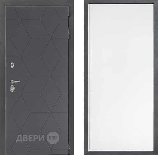 Входная металлическая Дверь Дверной континент ДК-3/744 ФЛ-649 Белый софт в Кашире