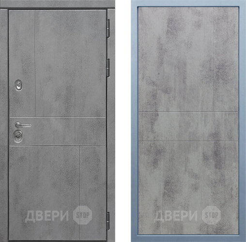 Входная металлическая Дверь Дива МД-48 М-1 Бетон темный в Кашире