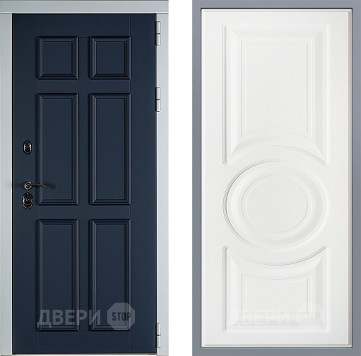 Дверь Заводские двери Стокгольм Неаполь Лофт белый в Кашире