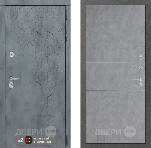 Входная металлическая Дверь Лабиринт (LABIRINT) Бетон 21 Бетон светлый в Кашире