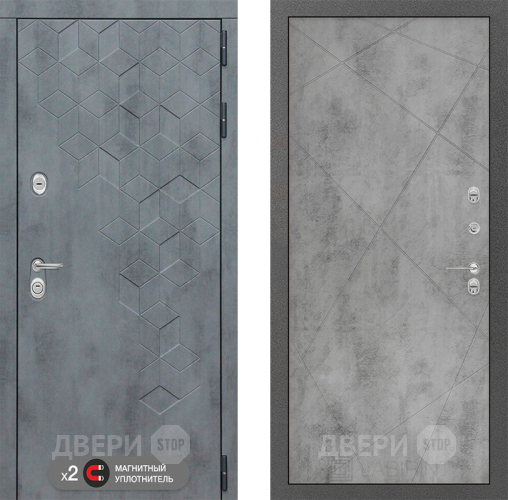 Входная металлическая Дверь Лабиринт (LABIRINT) Бетон 24 Бетон светлый в Кашире