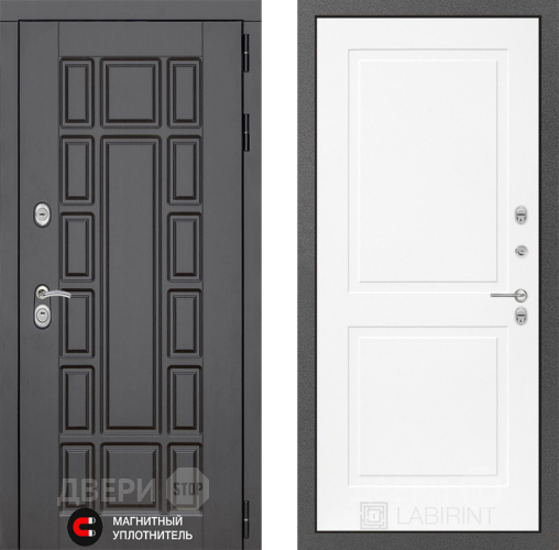 Дверь Лабиринт (LABIRINT) New York 11 Белый софт в Кашире