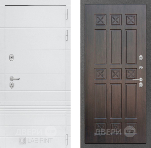 Входная металлическая Дверь Лабиринт (LABIRINT) Трендо 16 VINORIT Алмон 28 в Кашире