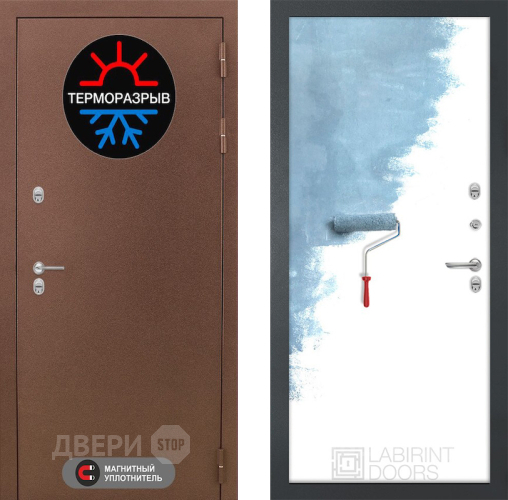 Дверь Лабиринт (LABIRINT) Термо Магнит 28 Под покраску в Кашире