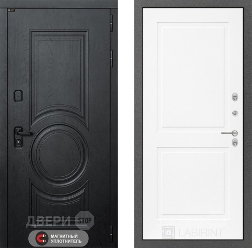 Дверь Лабиринт (LABIRINT) Гранд 11 Белый софт в Кашире